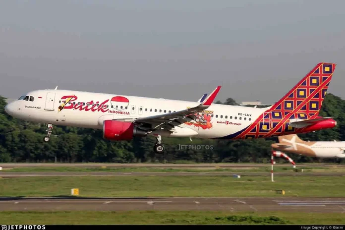 A Batik Air aircraft