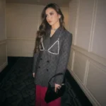 Mahalini Raharja with a soft glam style