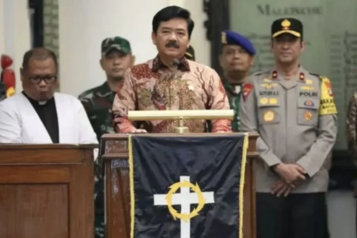 Minister of Political, Legal, and Security Affairs Hadi Tjahjanto