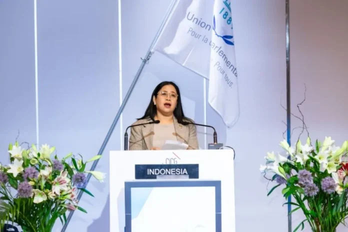 Puan Maharani delivered a speech at IPU Summit
