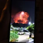 Residents captured footage of the explosion Yonarmed 07-155 GS Kodam Jaya