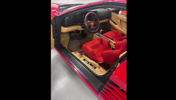 The stolen Scarlet Ferrari F512M