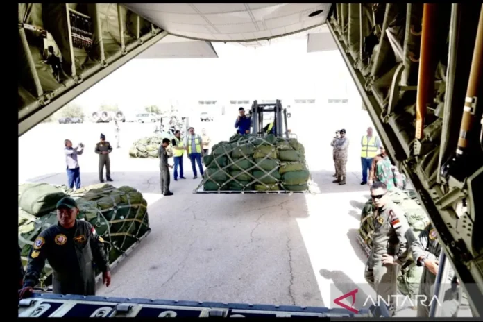Indonesian Aid Arrives in Gaza via Air Operation